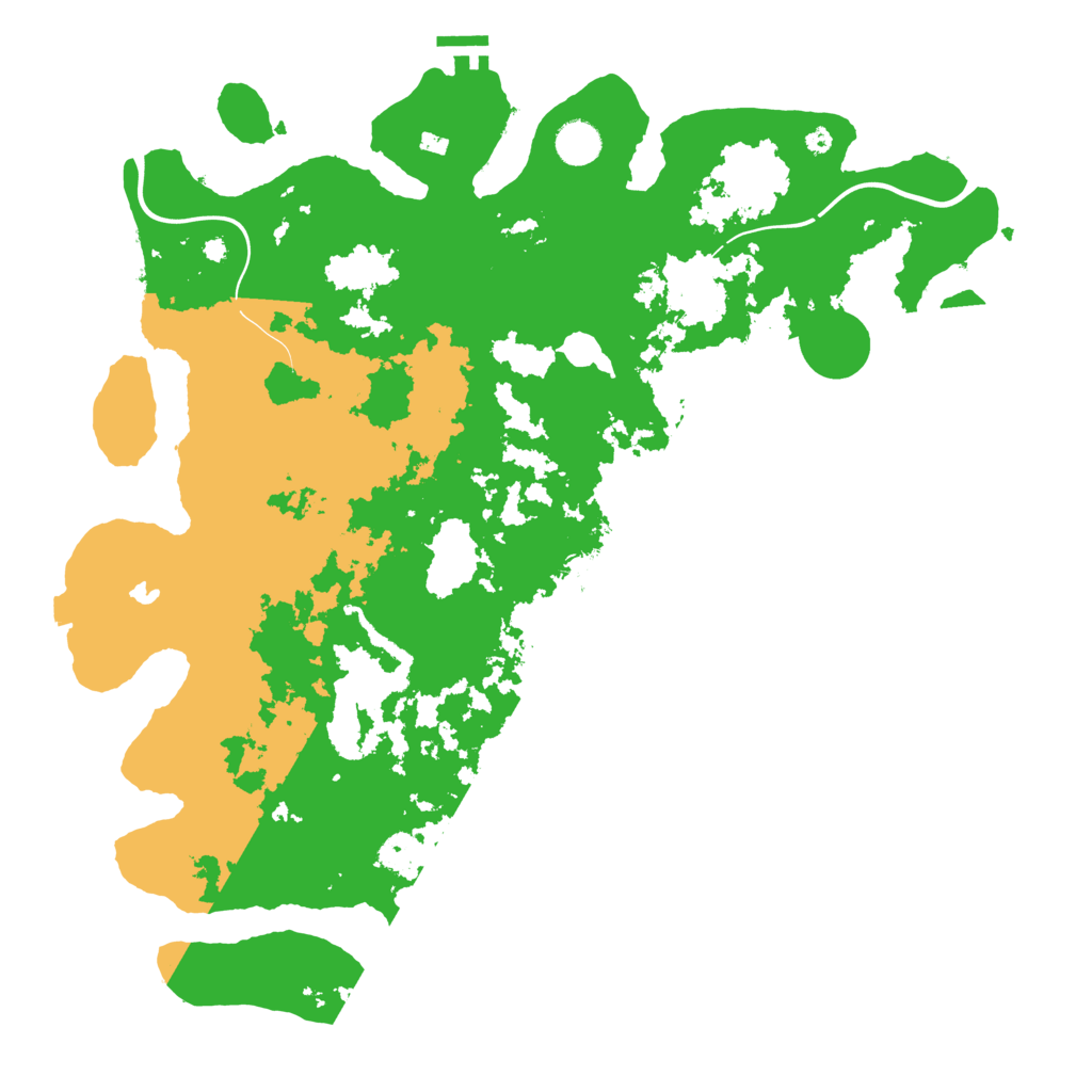 Biome Rust Map: Procedural Map, Size: 4250, Seed: 24501
