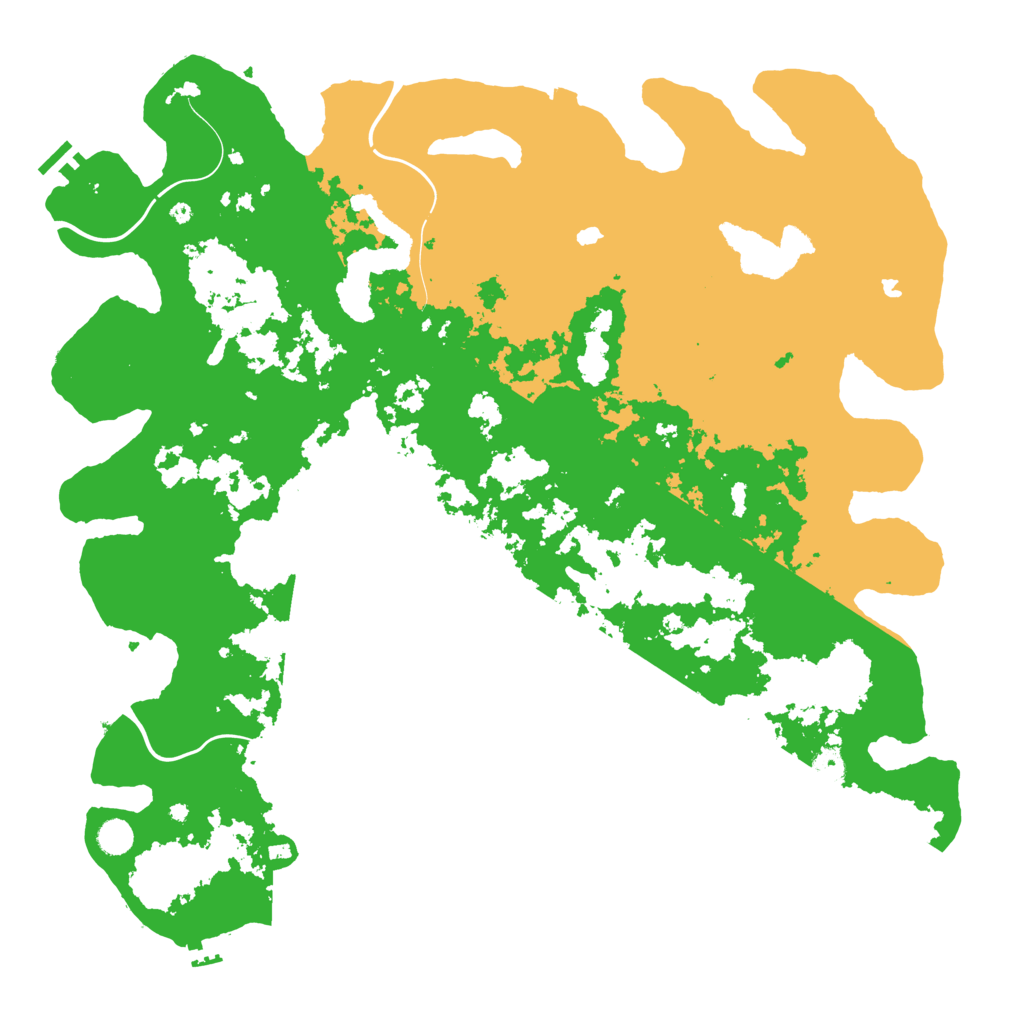Biome Rust Map: Procedural Map, Size: 5000, Seed: 1036973860