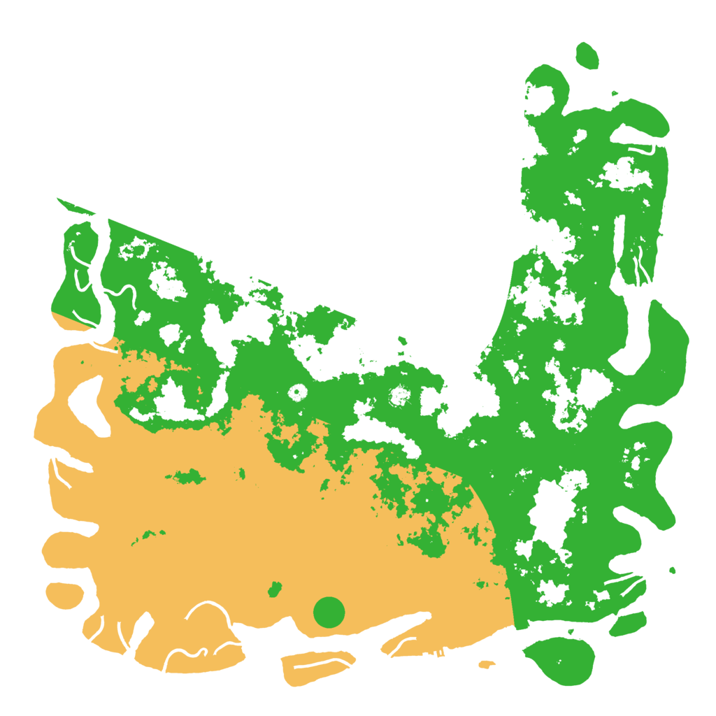 Biome Rust Map: Procedural Map, Size: 6000, Seed: 338904539