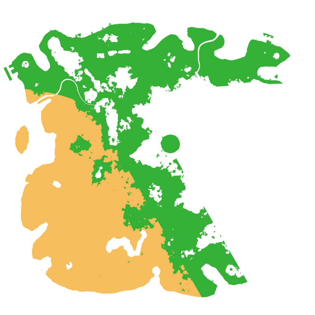 Biome Rust Map: Procedural Map, Size: 4500, Seed: 863829905