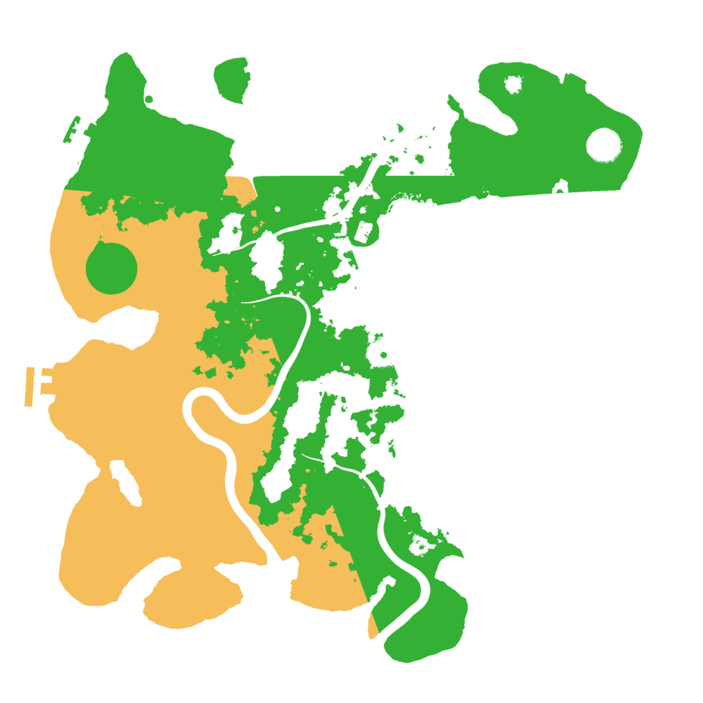 Biome Rust Map: Procedural Map, Size: 3600, Seed: 78400951