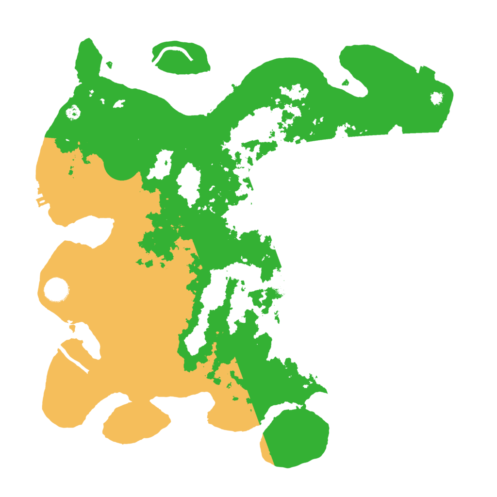Biome Rust Map: Procedural Map, Size: 3600, Seed: 78400951