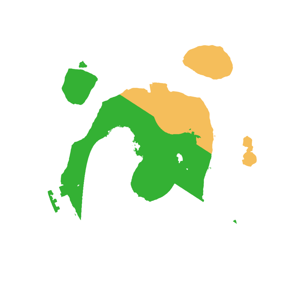 Biome Rust Map: Procedural Map, Size: 2000, Seed: 9827892