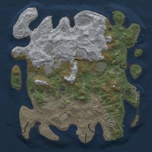 Thumbnail Rust Map: Procedural Map, Size: 4000, Seed: 29940, 17 Monuments