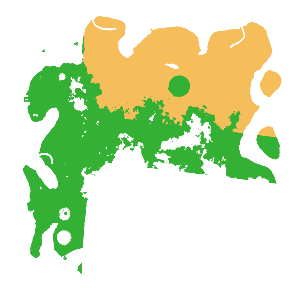 Biome Rust Map: Procedural Map, Size: 3800, Seed: 79996152