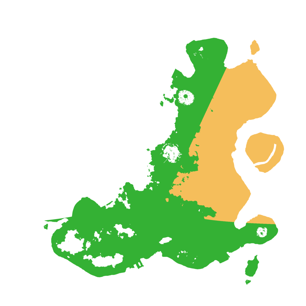 Biome Rust Map: Procedural Map, Size: 3000, Seed: 20535
