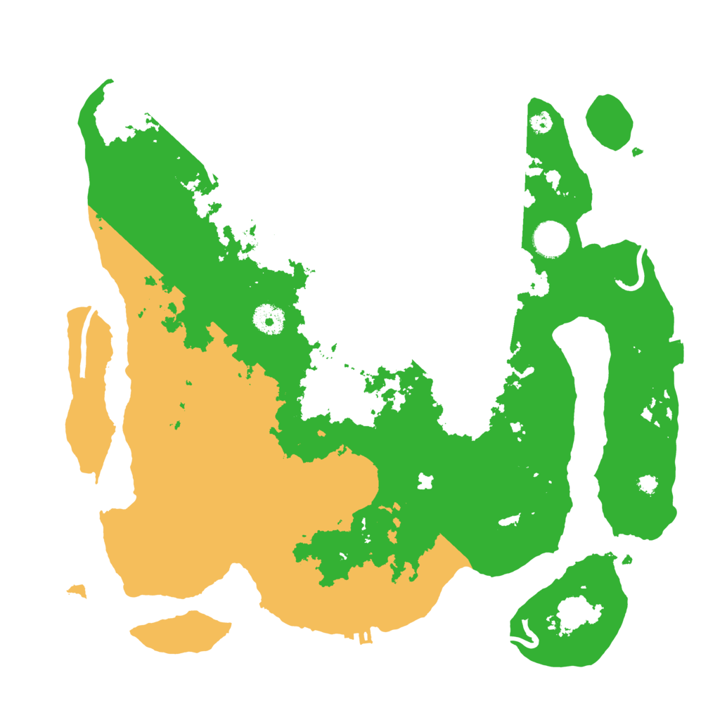 Biome Rust Map: Procedural Map, Size: 3500, Seed: 90307632