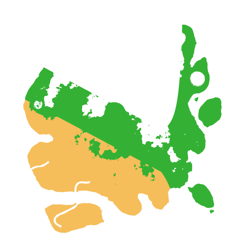 Biome Rust Map: Procedural Map, Size: 3000, Seed: 21413