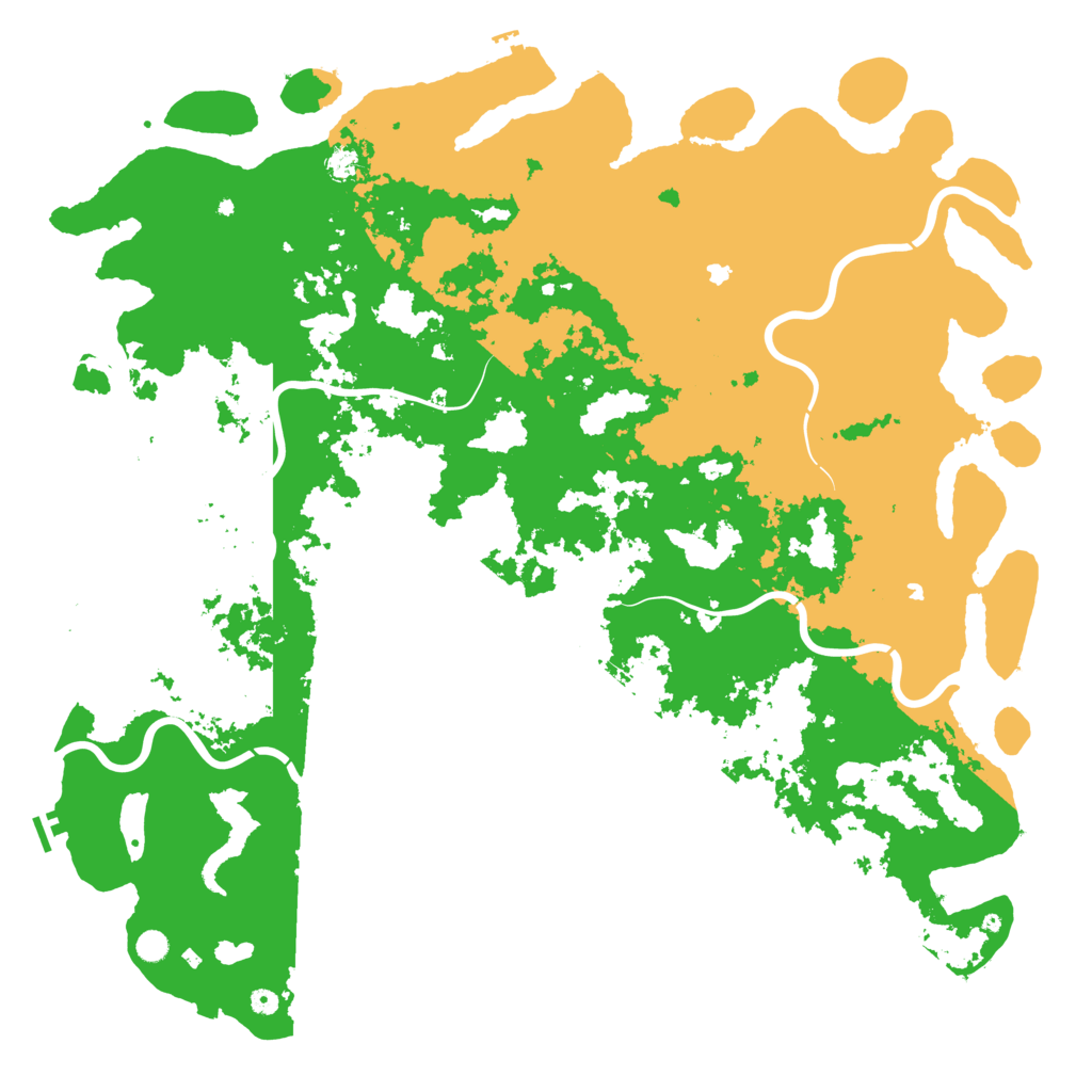 Biome Rust Map: Procedural Map, Size: 6000, Seed: 1802774396