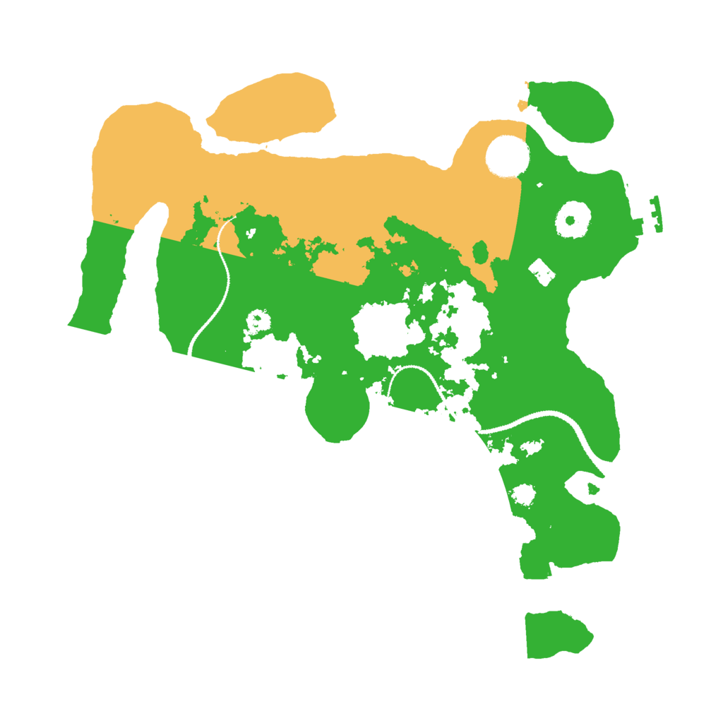 Biome Rust Map: Procedural Map, Size: 3000, Seed: 7646