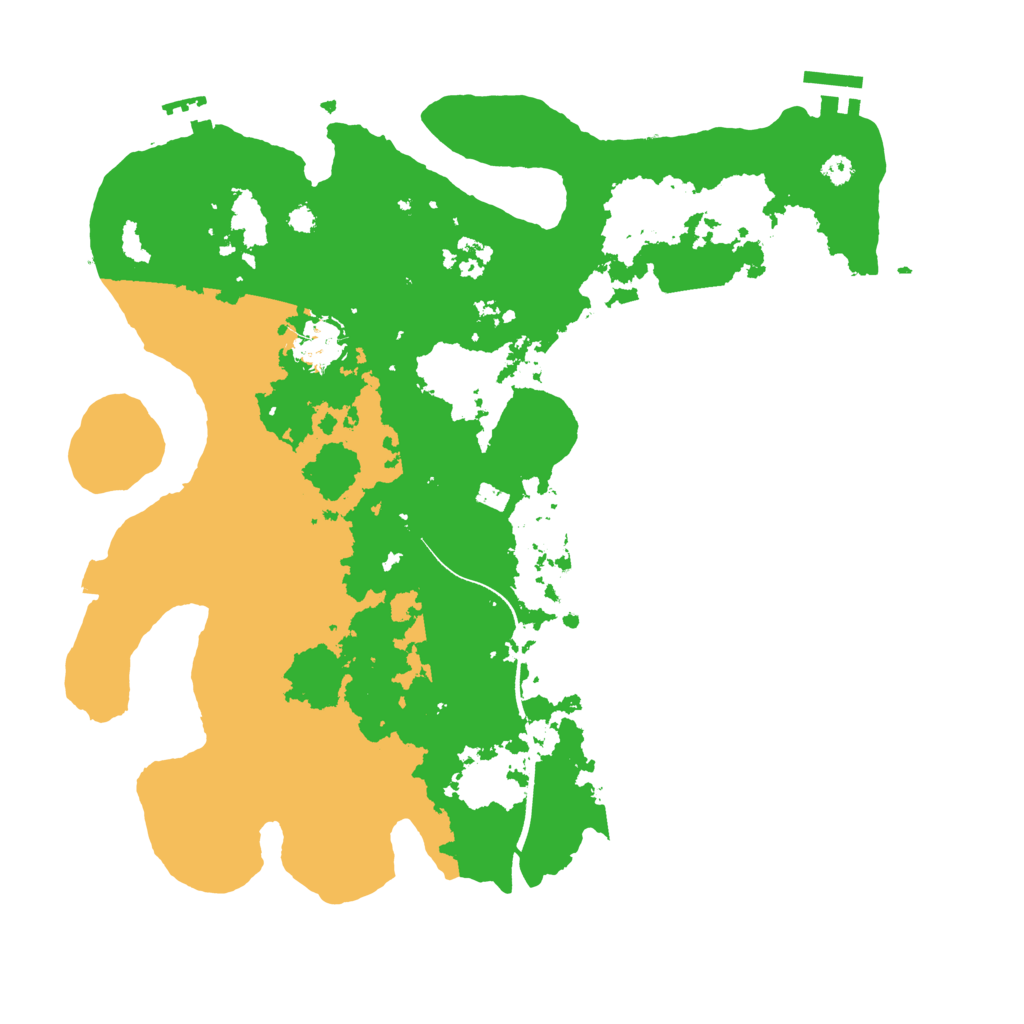 Biome Rust Map: Procedural Map, Size: 3500, Seed: 200460698