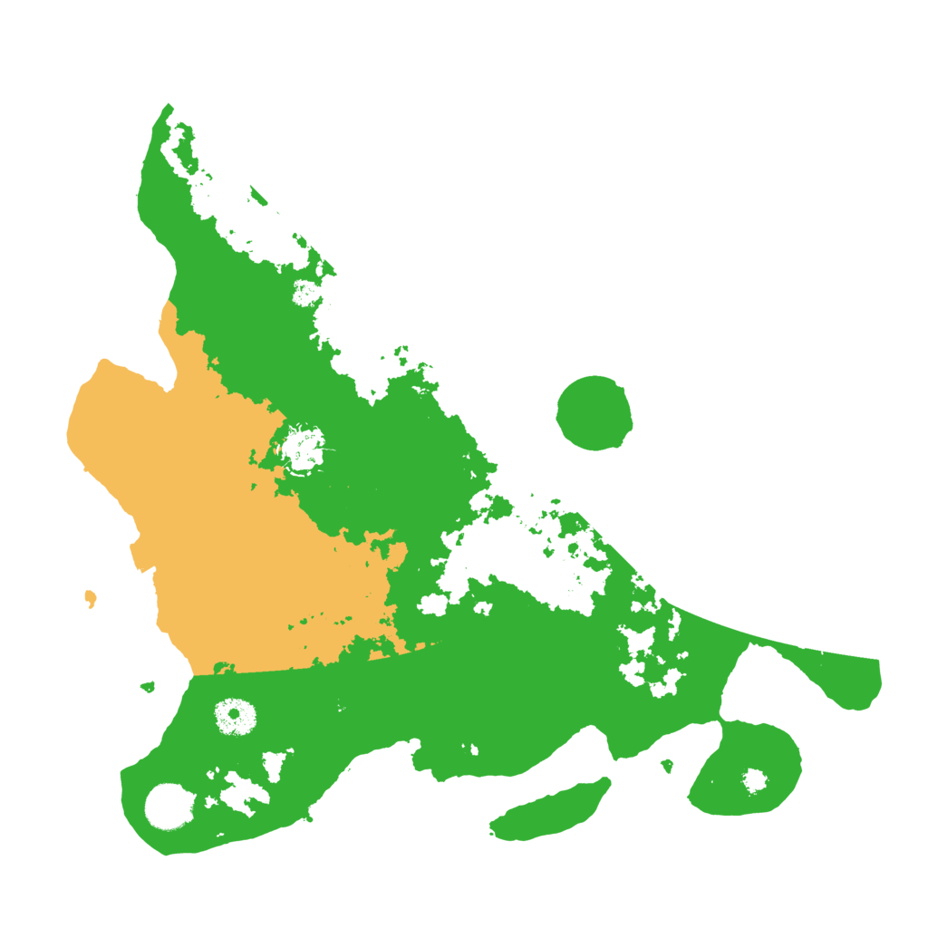 Biome Rust Map: Procedural Map, Size: 3500, Seed: 953881112