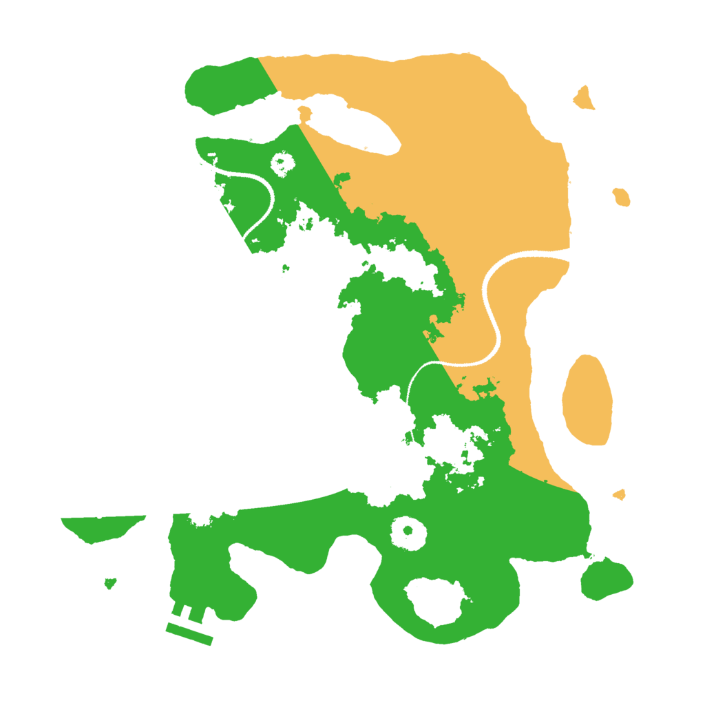 Biome Rust Map: Procedural Map, Size: 3000, Seed: 14604