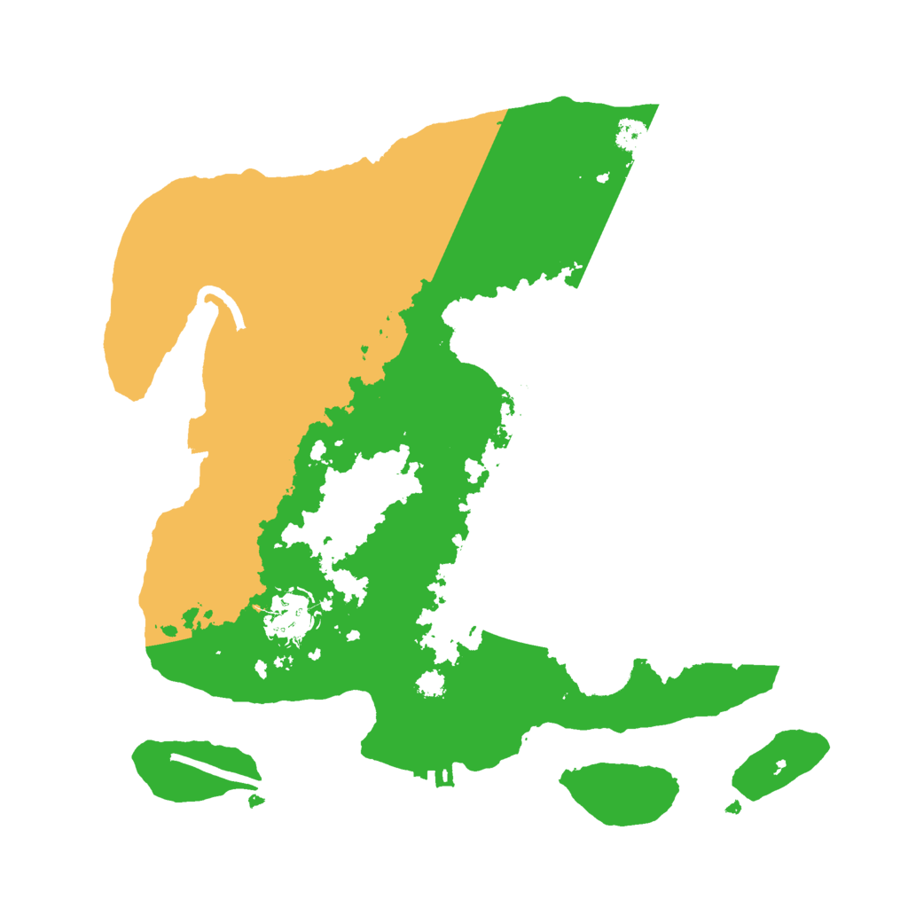 Biome Rust Map: Procedural Map, Size: 3000, Seed: 5397