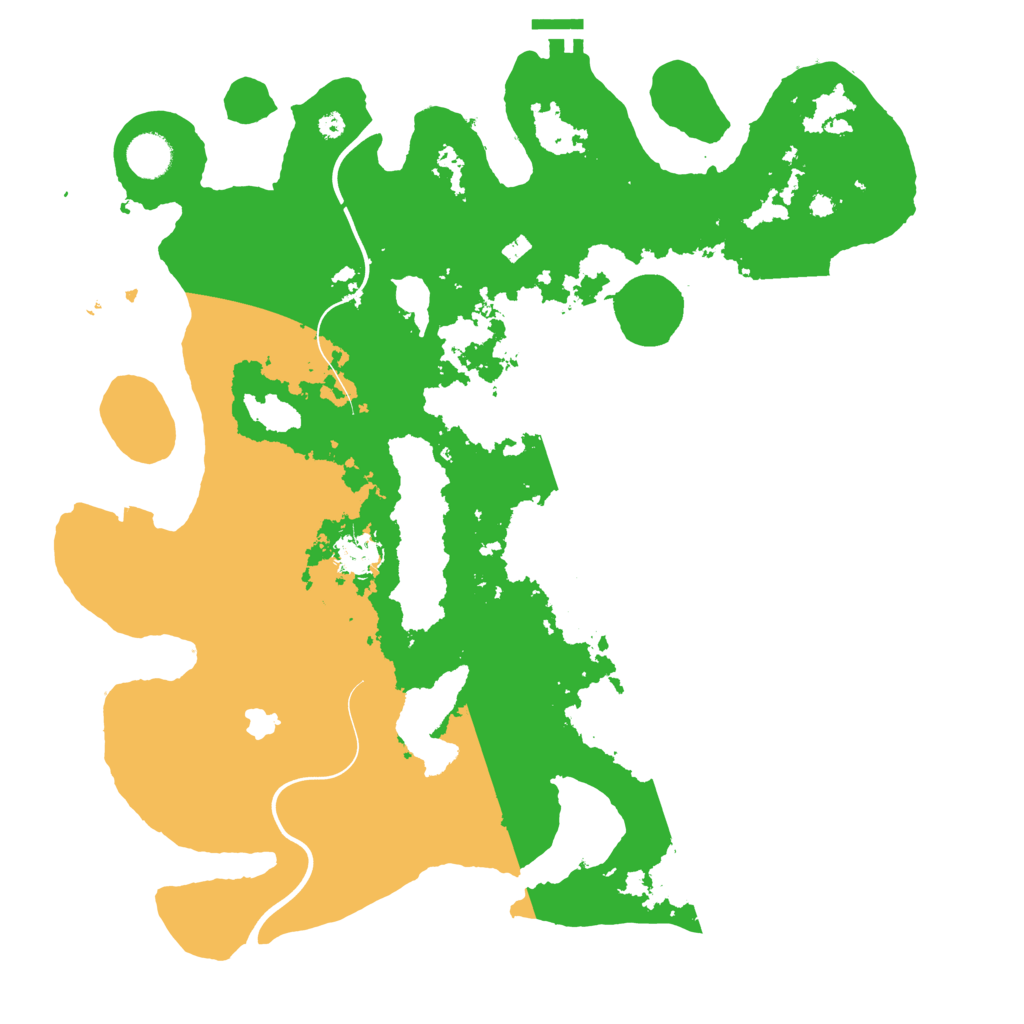 Biome Rust Map: Procedural Map, Size: 4000, Seed: 324234168