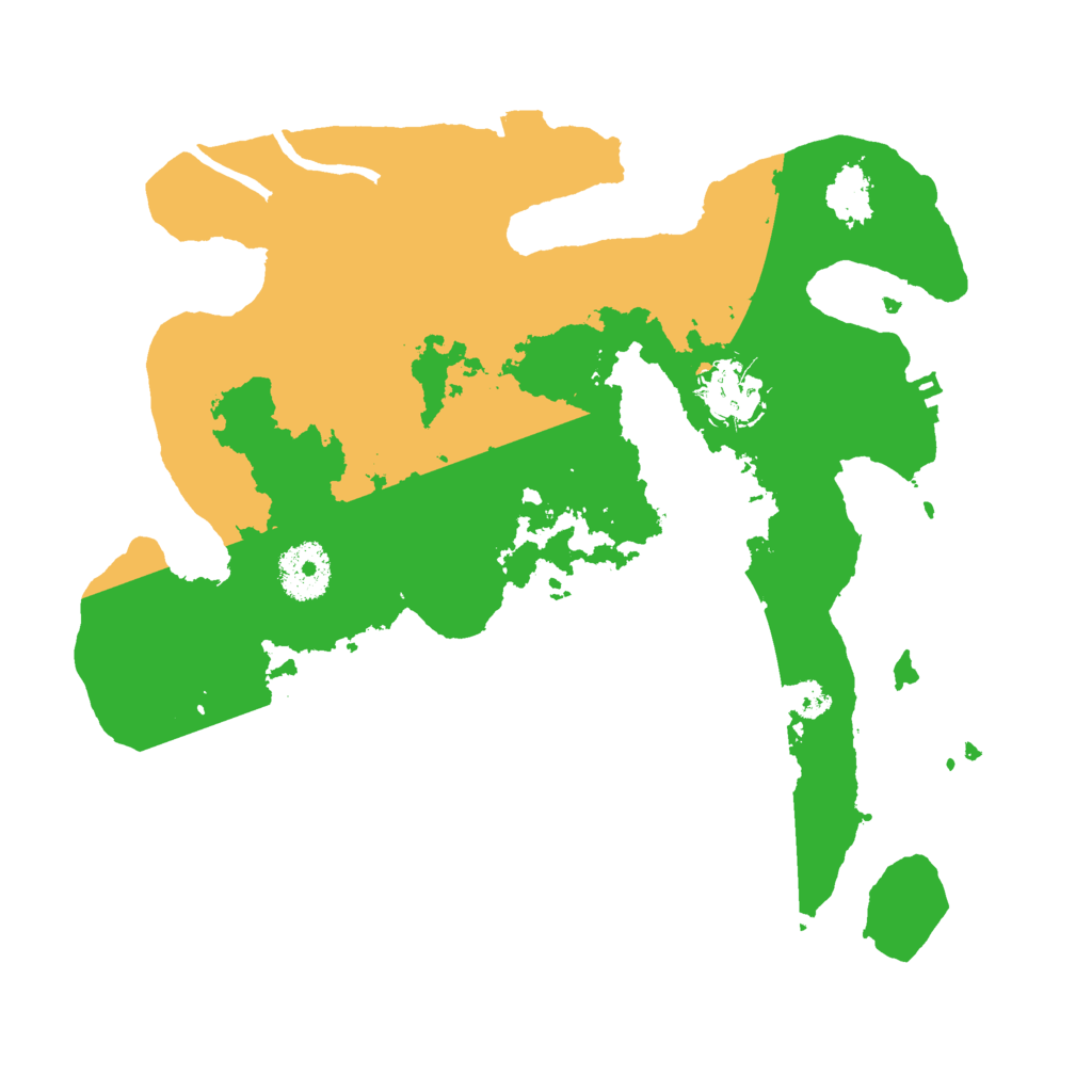 Biome Rust Map: Procedural Map, Size: 3000, Seed: 9140