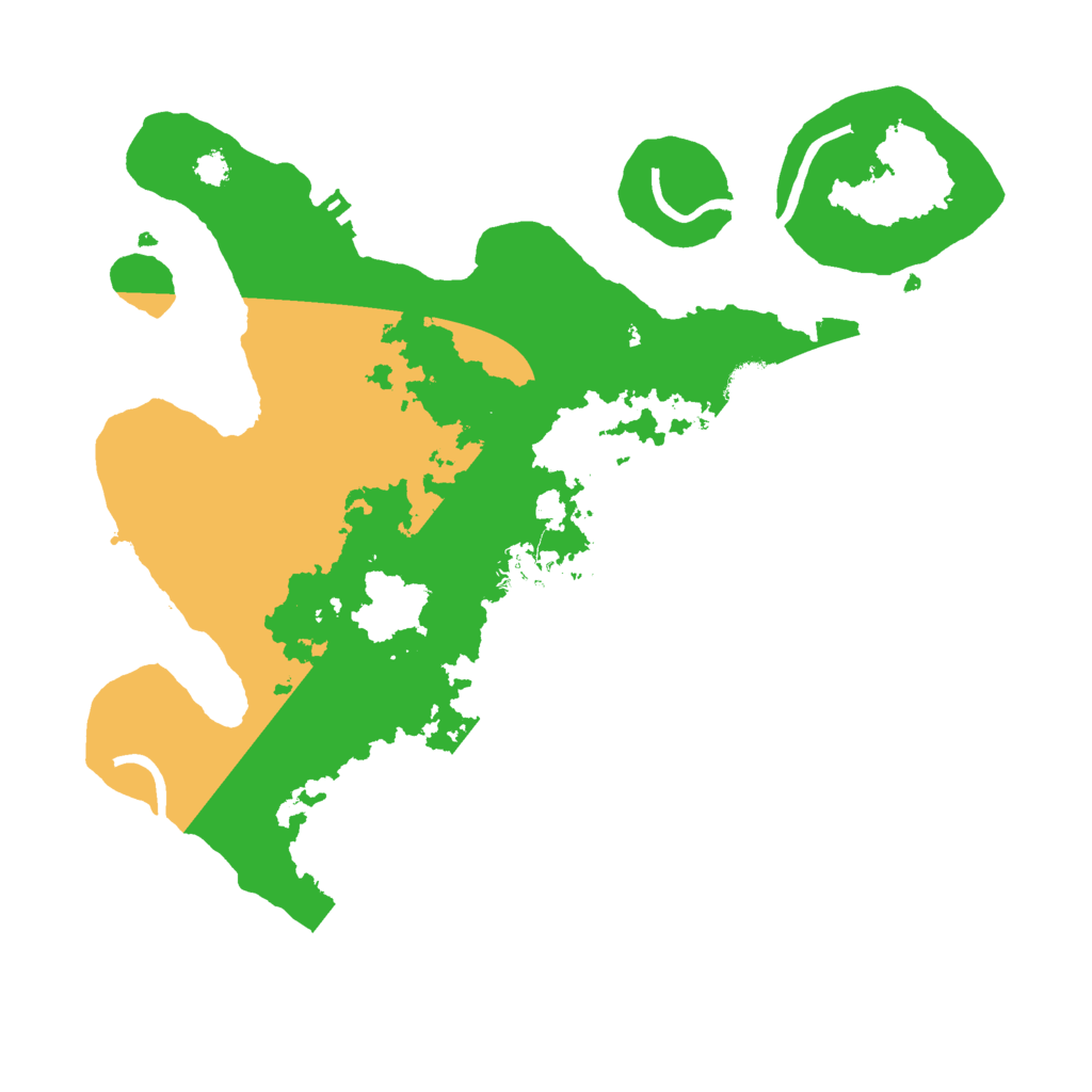 Biome Rust Map: Procedural Map, Size: 3000, Seed: 20460