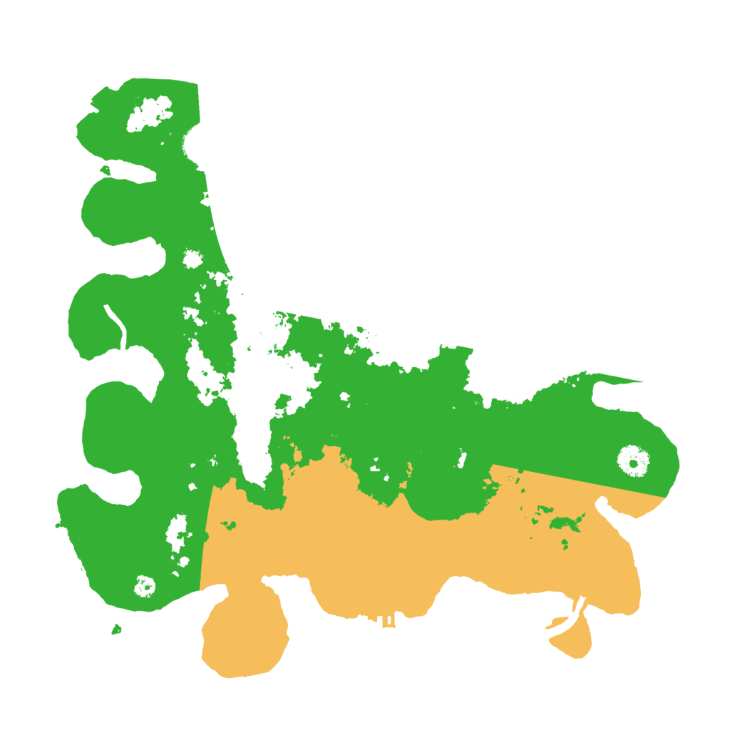 Biome Rust Map: Procedural Map, Size: 3500, Seed: 453876144