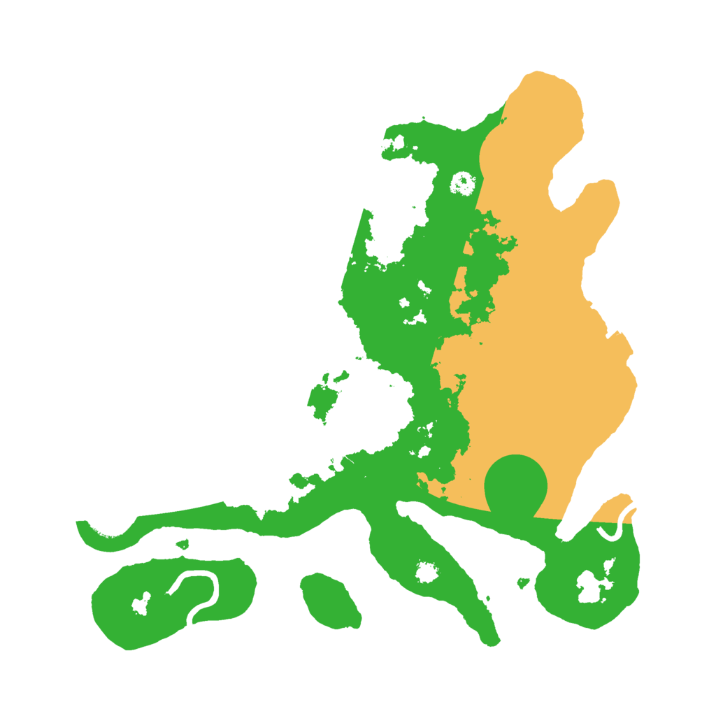 Biome Rust Map: Procedural Map, Size: 3000, Seed: 133456