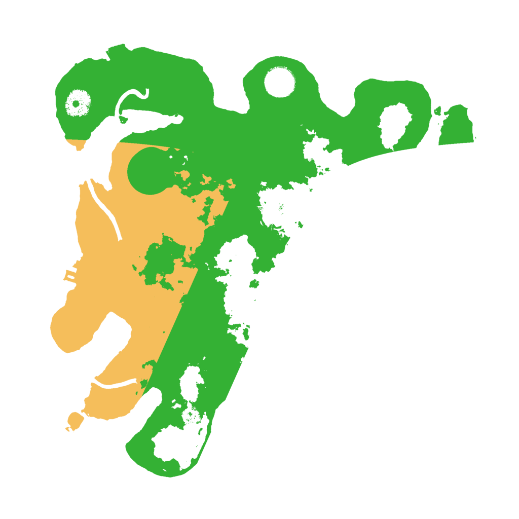 Biome Rust Map: Procedural Map, Size: 3000, Seed: 2967