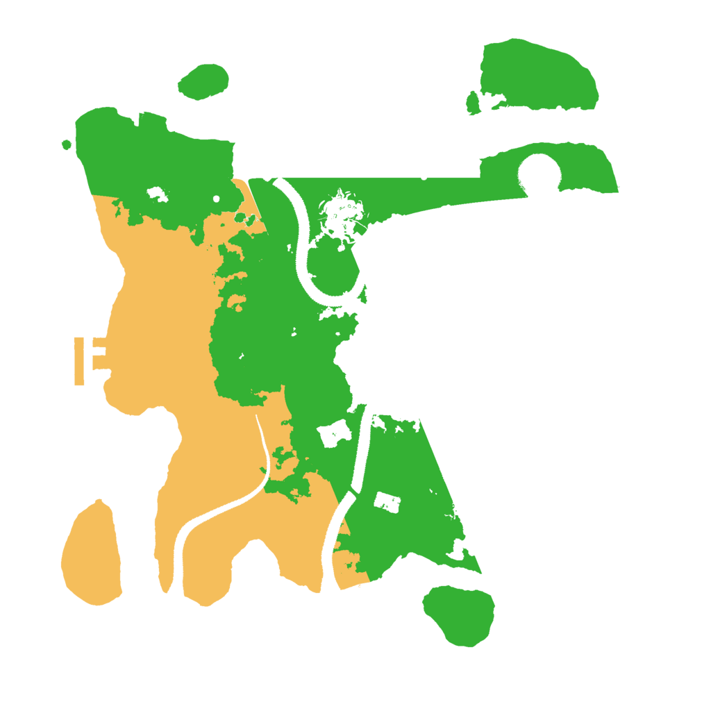 Biome Rust Map: Procedural Map, Size: 3000, Seed: 23502