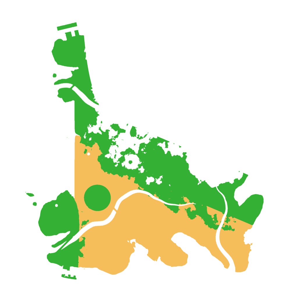 Biome Rust Map: Procedural Map, Size: 3000, Seed: 11856