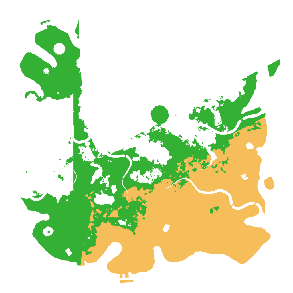 Biome Rust Map: Procedural Map, Size: 4500, Seed: 1517375015