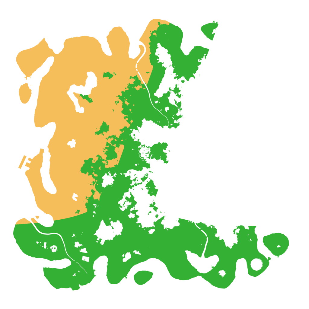 Biome Rust Map: Procedural Map, Size: 4550, Seed: 93174069