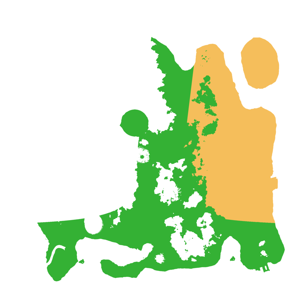 Biome Rust Map: Procedural Map, Size: 3000, Seed: 615748
