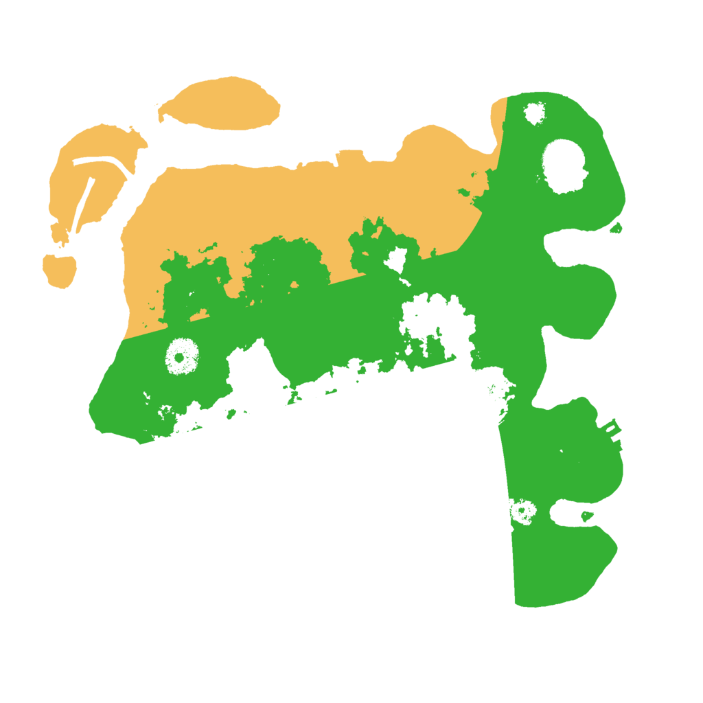 Biome Rust Map: Procedural Map, Size: 3000, Seed: 4568446