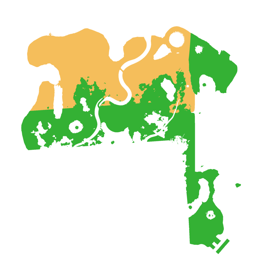 Biome Rust Map: Procedural Map, Size: 3000, Seed: 66962