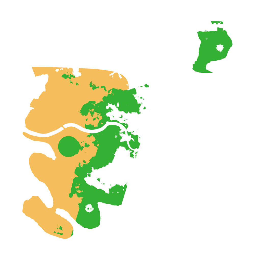Biome Rust Map: Procedural Map, Size: 3300, Seed: 1384076244