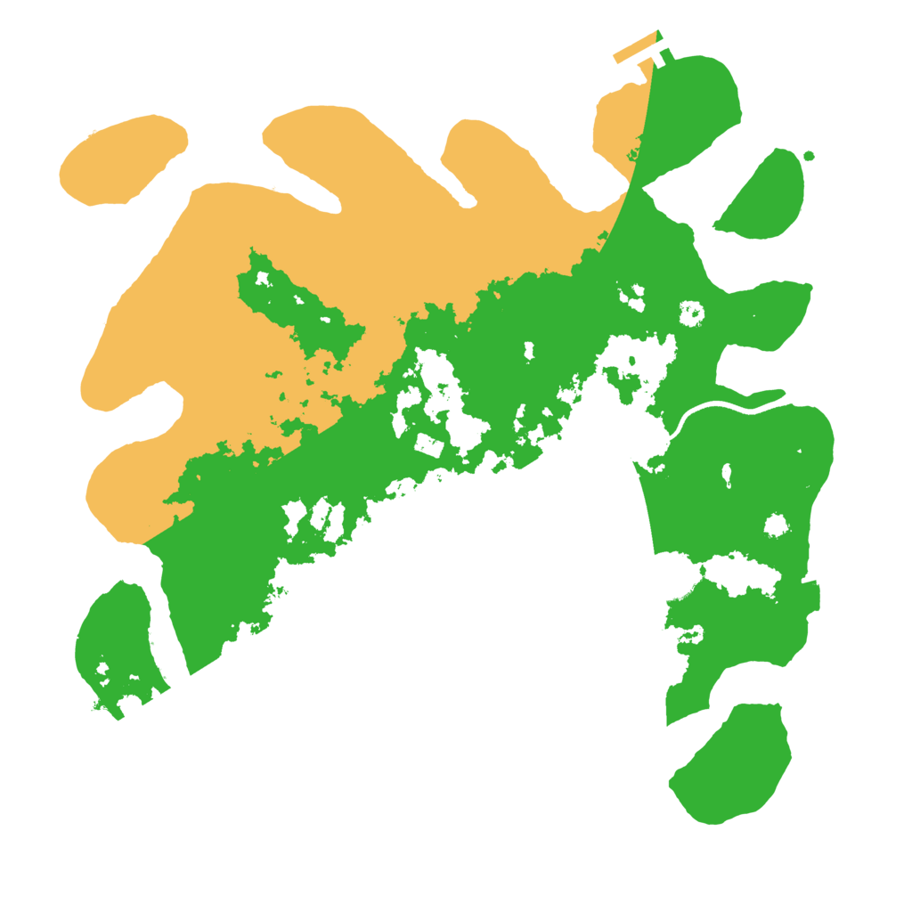 Biome Rust Map: Procedural Map, Size: 3500, Seed: 506053775