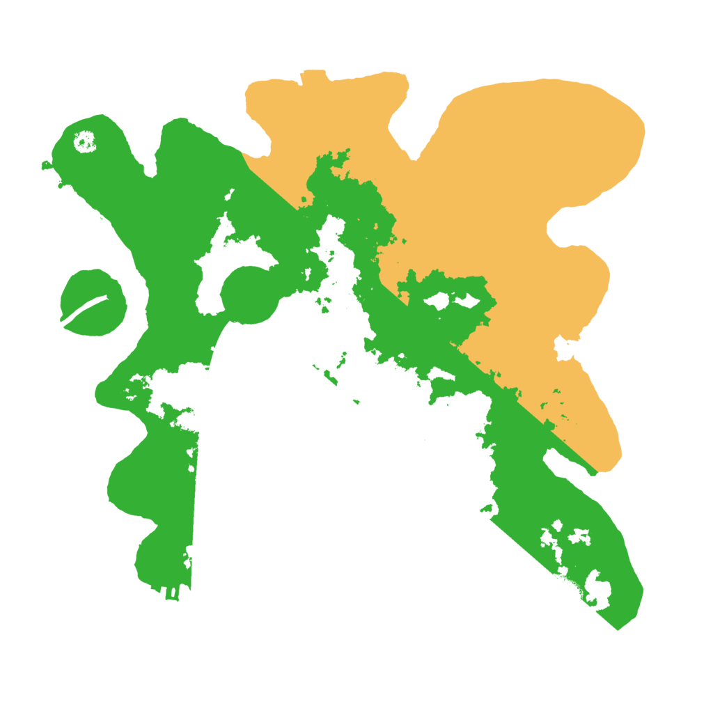 Biome Rust Map: Procedural Map, Size: 3250, Seed: 75489632