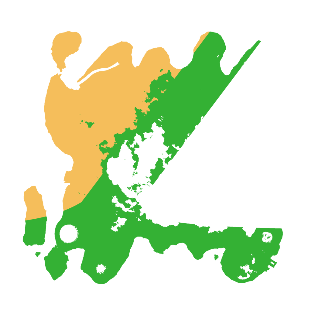 Biome Rust Map: Procedural Map, Size: 3000, Seed: 111522335