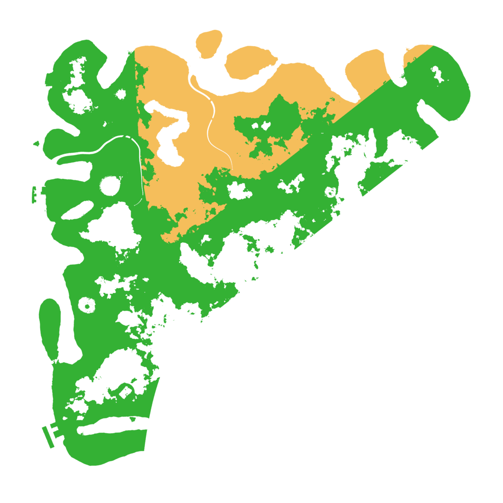 Biome Rust Map: Procedural Map, Size: 4500, Seed: 594958884