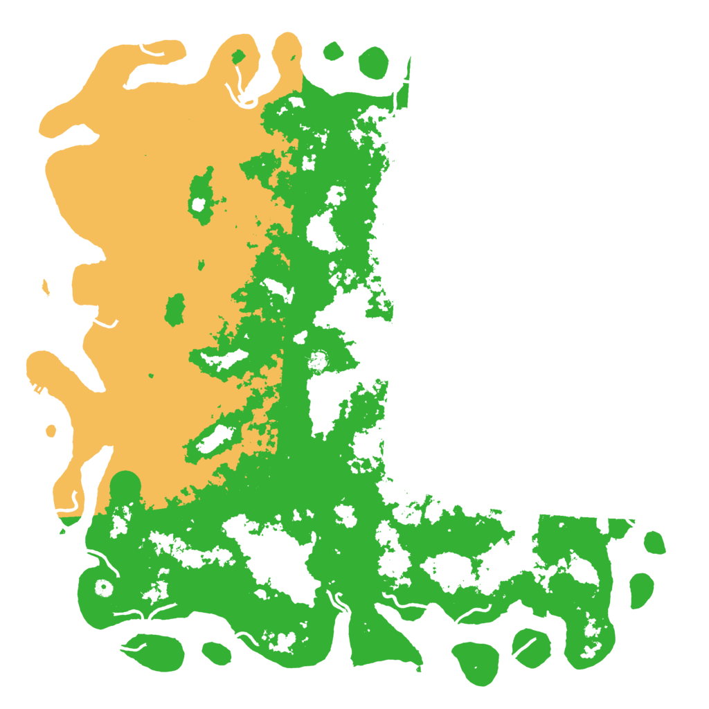 Biome Rust Map: Procedural Map, Size: 6000, Seed: 55525116