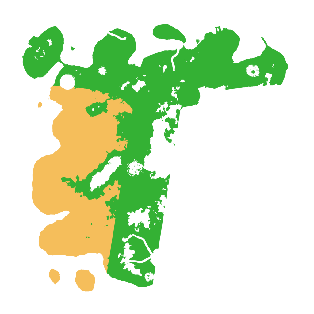 Biome Rust Map: Procedural Map, Size: 3700, Seed: 240138698