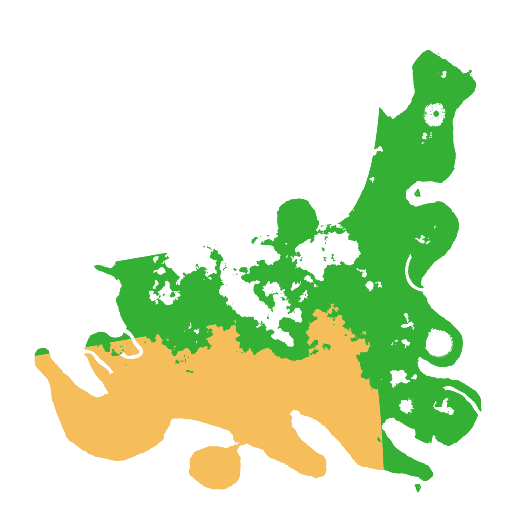 Biome Rust Map: Procedural Map, Size: 3500, Seed: 1425315115