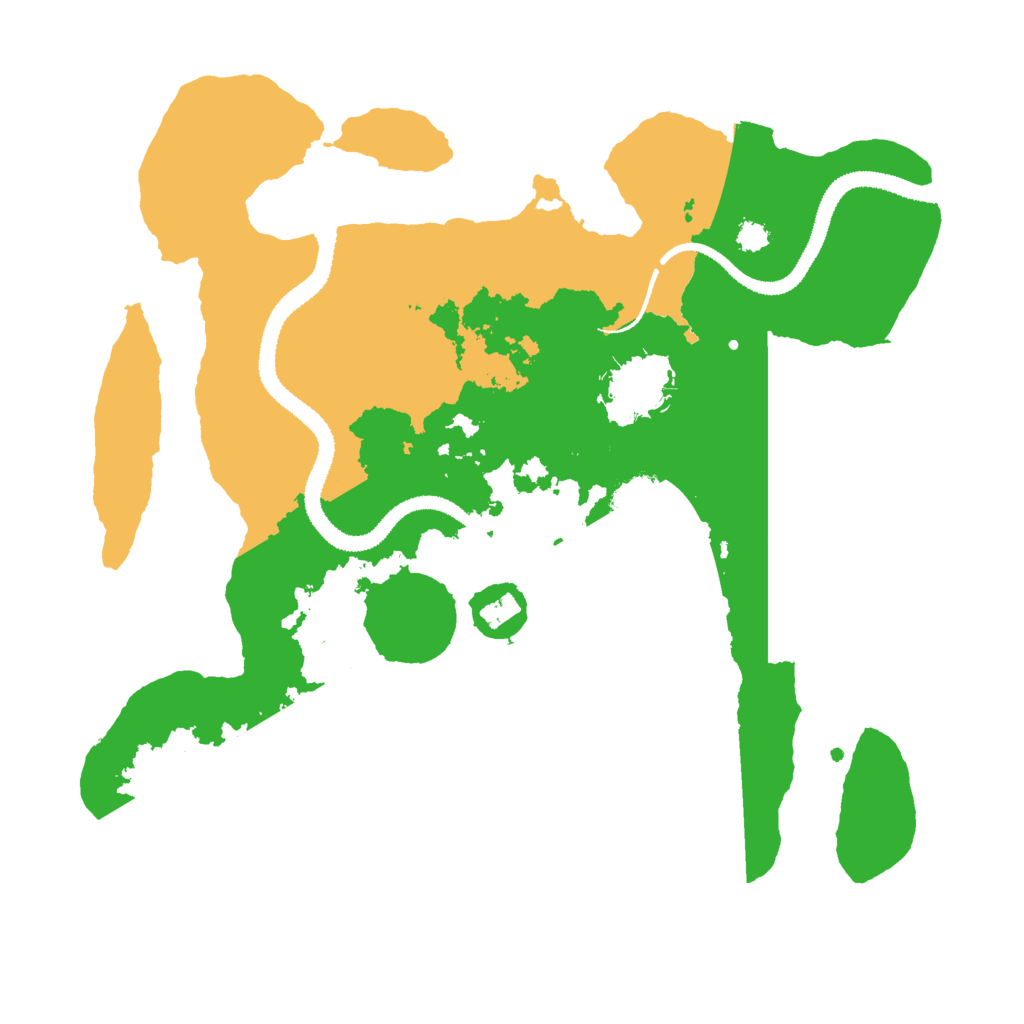 Biome Rust Map: Procedural Map, Size: 3000, Seed: 5492806