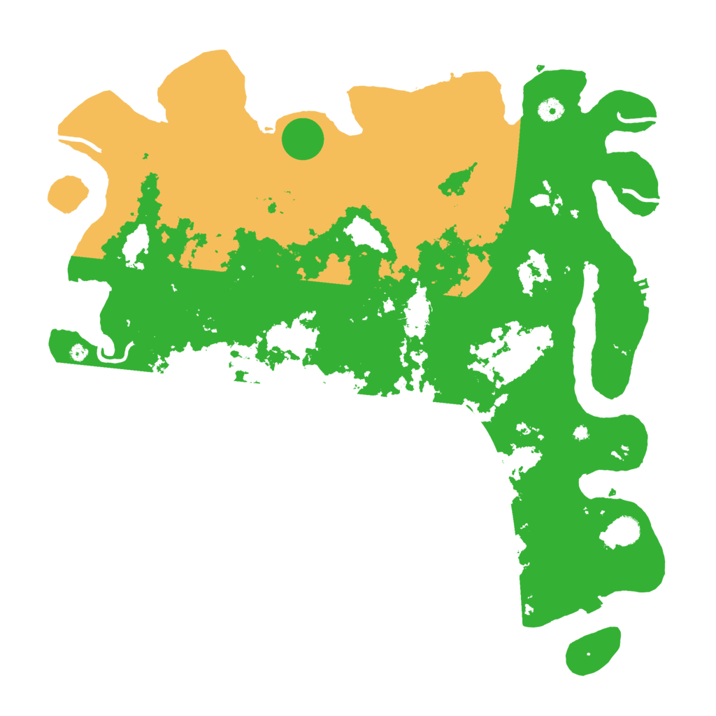 Biome Rust Map: Procedural Map, Size: 4500, Seed: 1223