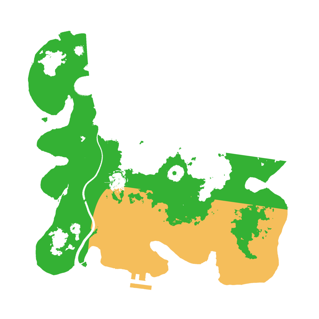 Biome Rust Map: Procedural Map, Size: 3000, Seed: 15109