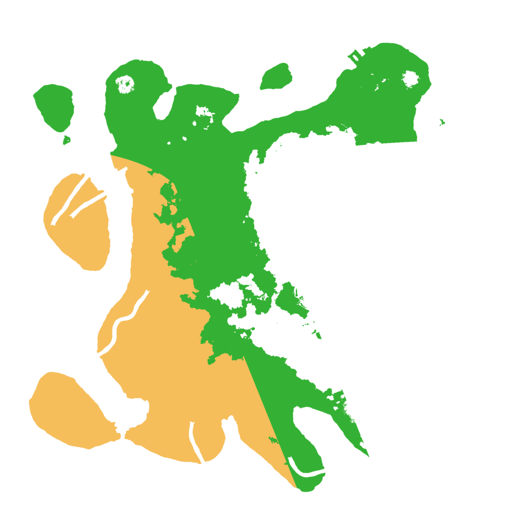 Biome Rust Map: Procedural Map, Size: 3000, Seed: 2465826