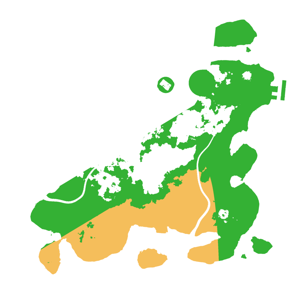 Biome Rust Map: Procedural Map, Size: 3000, Seed: 15898