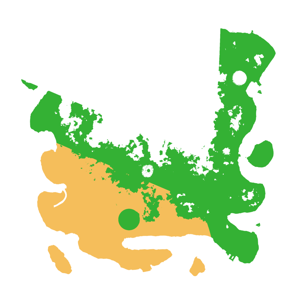Biome Rust Map: Procedural Map, Size: 3700, Seed: 66453794