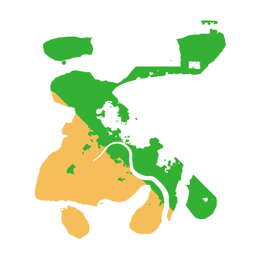 Biome Rust Map: Procedural Map, Size: 2500, Seed: 979687671