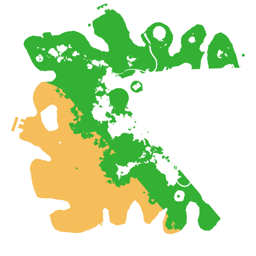 Biome Rust Map: Procedural Map, Size: 3500, Seed: 98765138