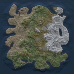 Thumbnail Rust Map: Procedural Map, Size: 3900, Seed: 29, 18 Monuments