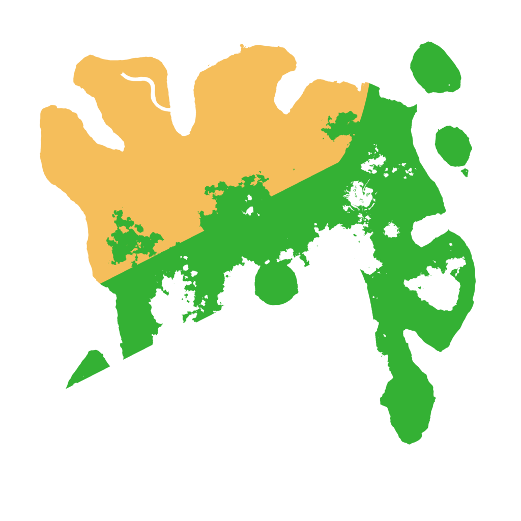 Biome Rust Map: Procedural Map, Size: 3250, Seed: 2025