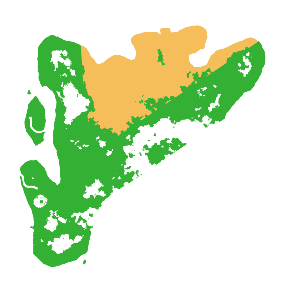 Biome Rust Map: Procedural Map, Size: 3500, Seed: 2302